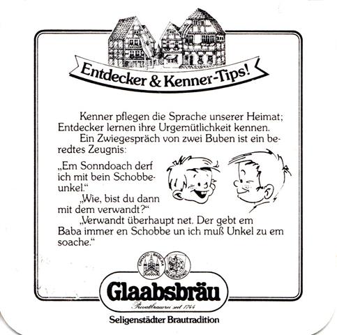 seligenstadt of-he glaabs unsere 3b (quad180-die sprache-schwarz)